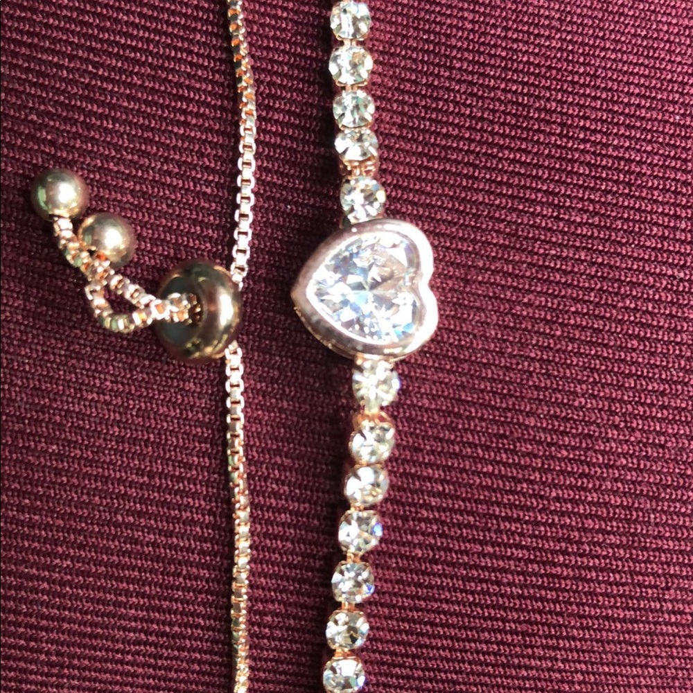 ❤️✨ VALENTINES DAY ROSE GOLD HEART BRACELET ❤️✨ - Picture 3 of 8
